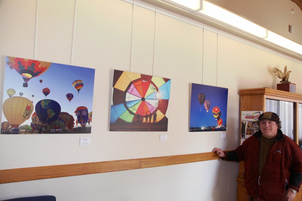 Ron's triptych of 3 metal prints features: 1: Mass Ascension 2: Balloon Silhouettes 3: Early Morning Lift Off